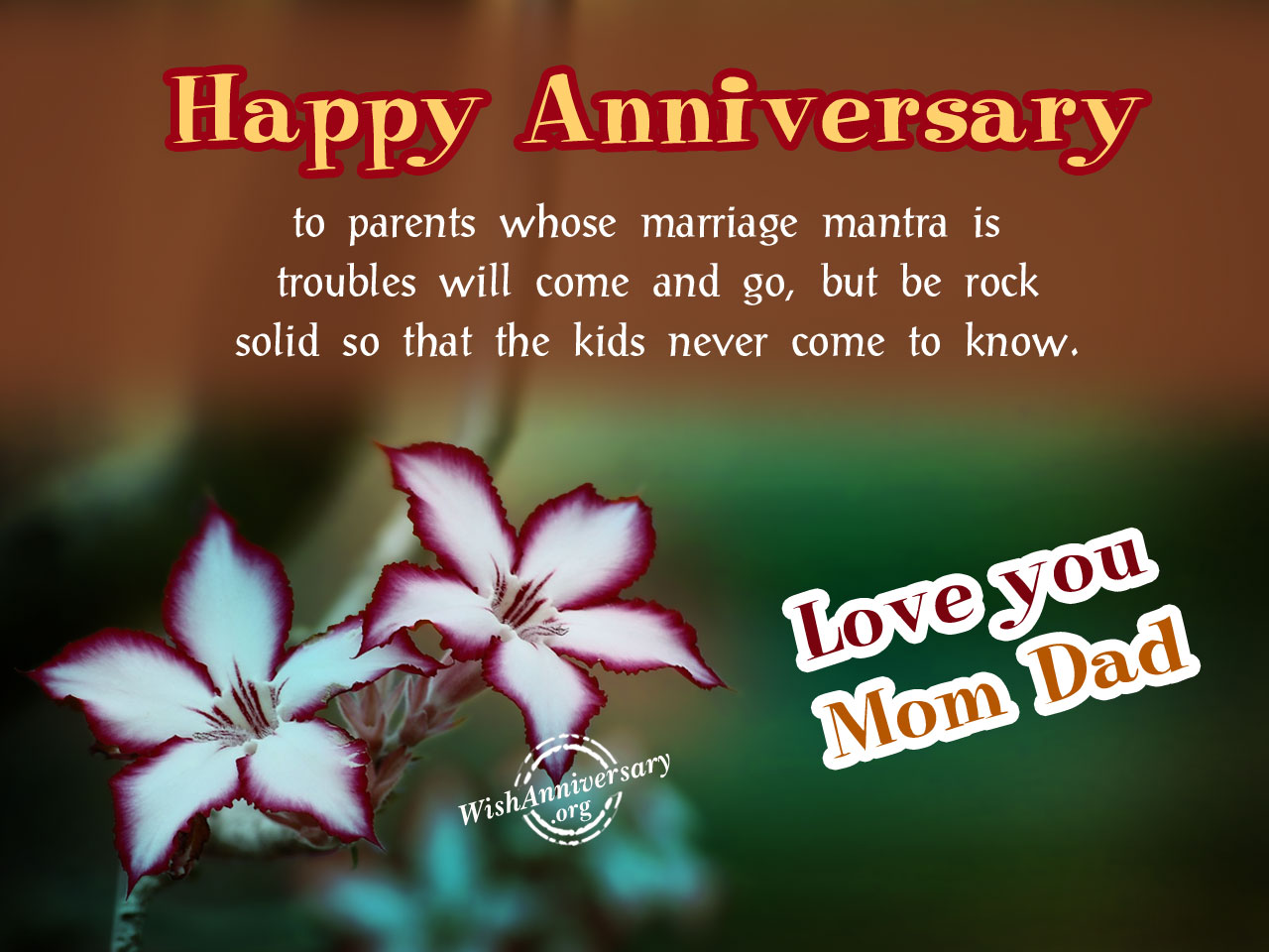 Anniversary Wishes For Parents Pictures Images Page 3